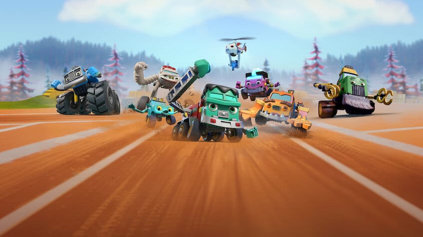 Могучие монстромобили — Netflix